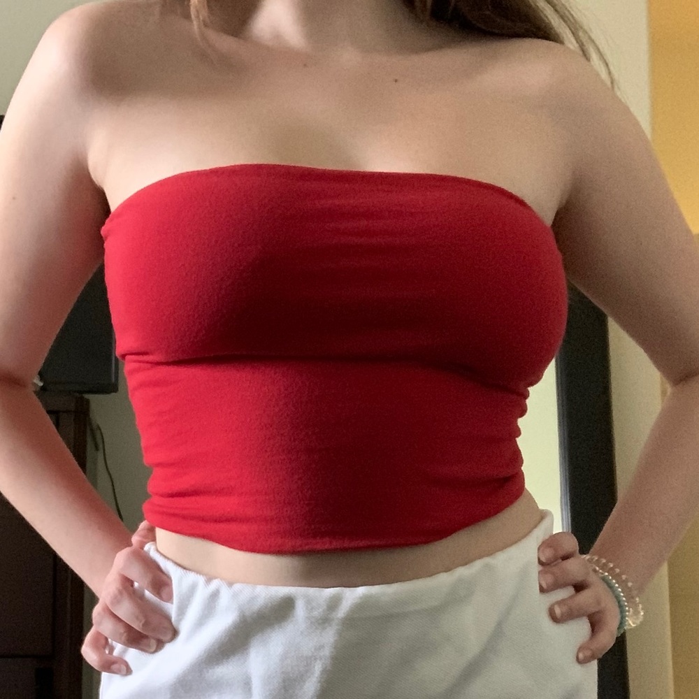 Red Brandy Melville Tube top!